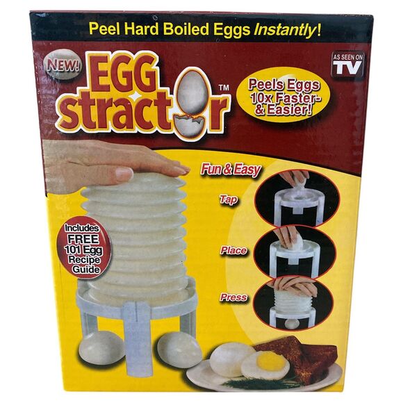 Egg‑stractor™ Hard‑Boiled Egg Peeler – New in Box - Picture 2 of 5